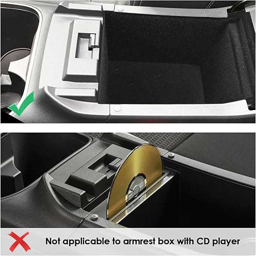 Miniatura 3 de CDEFG Bandeja organizadora de consola central para Subaru Outback y Legacy 2025 2026, accesorios para reposabrazos y caja de almacenamiento, bandeja