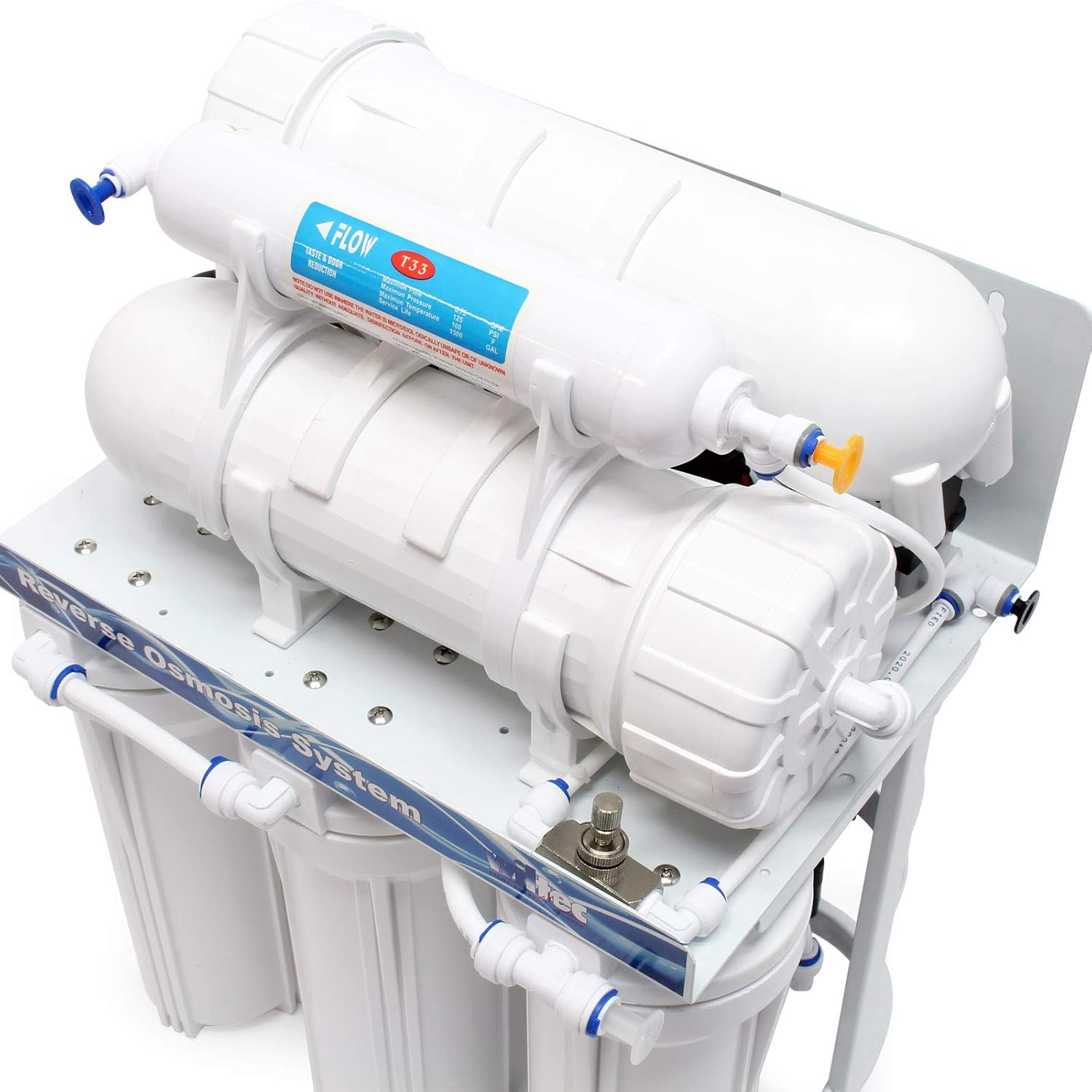 Top view of Naturewater NW-RO400-E2 filters