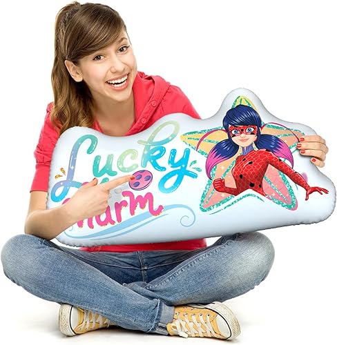 Miraculous Lady Bug Lucky Charm - Almohada de regalo personalizada con diseño 3D, almohada personalizada con diseño de mariquita milagrosa, almohada disponible en Yaxa Venezuela