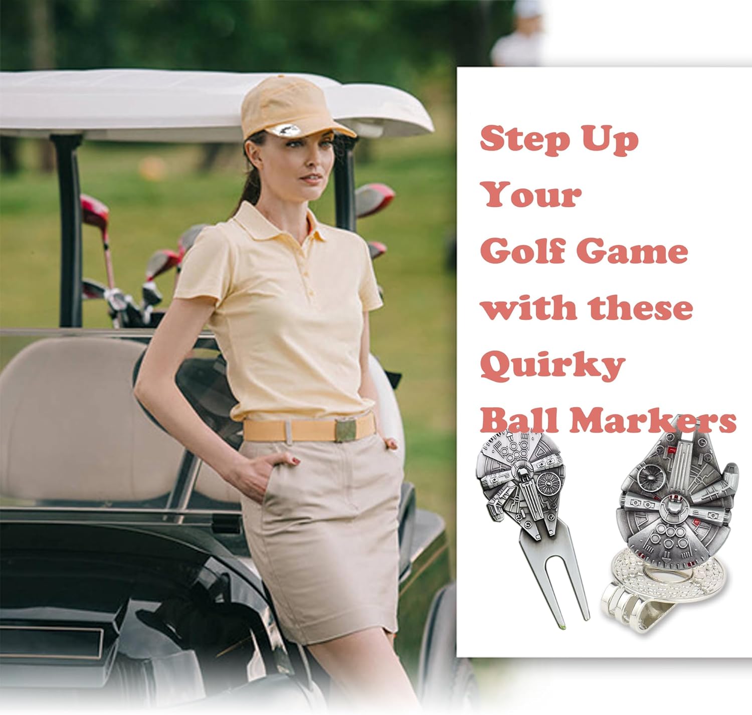 Ball Marker and Divot Tool Gift Set, Gift for Groomsmen, Unique Golf Accessories