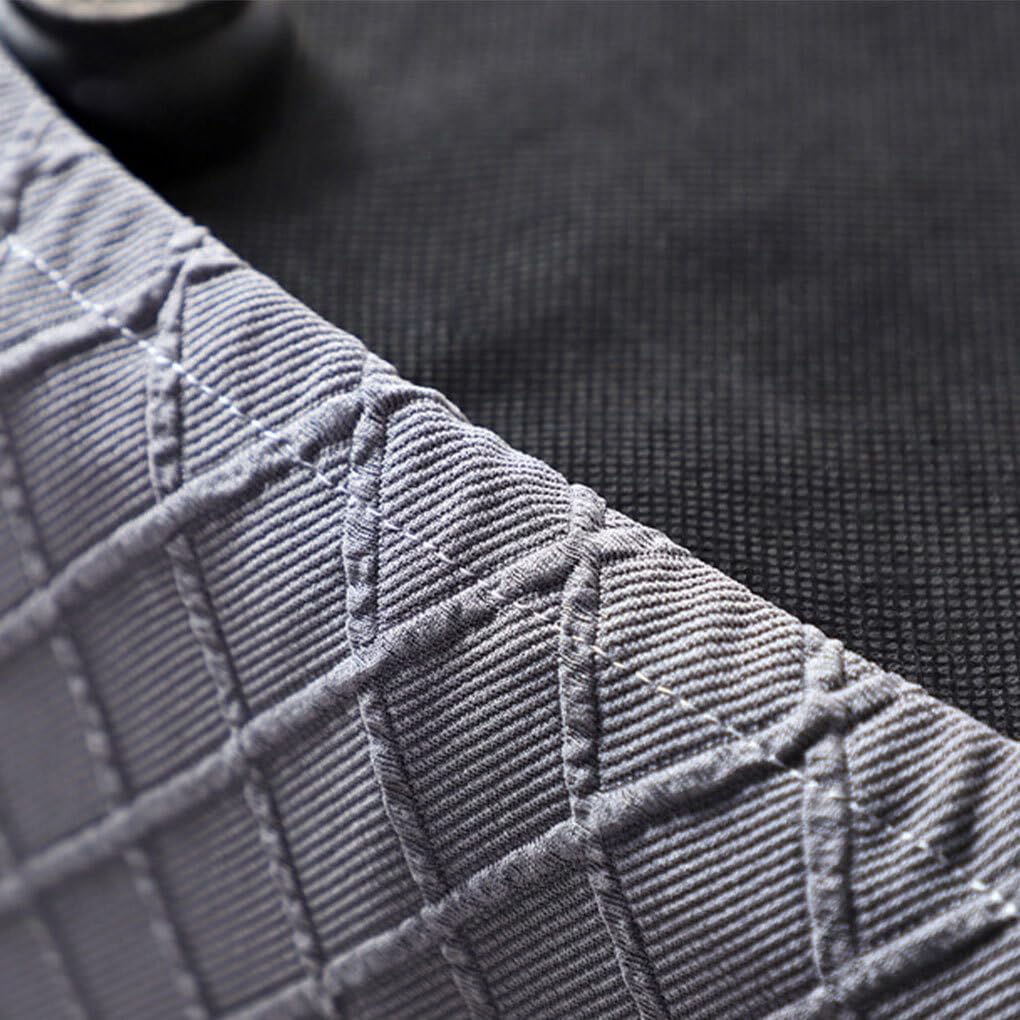 Funda elástica para taburete de bar, protector elástico para silla de maquillaje, color gris, ideal para uso doméstico y comercial