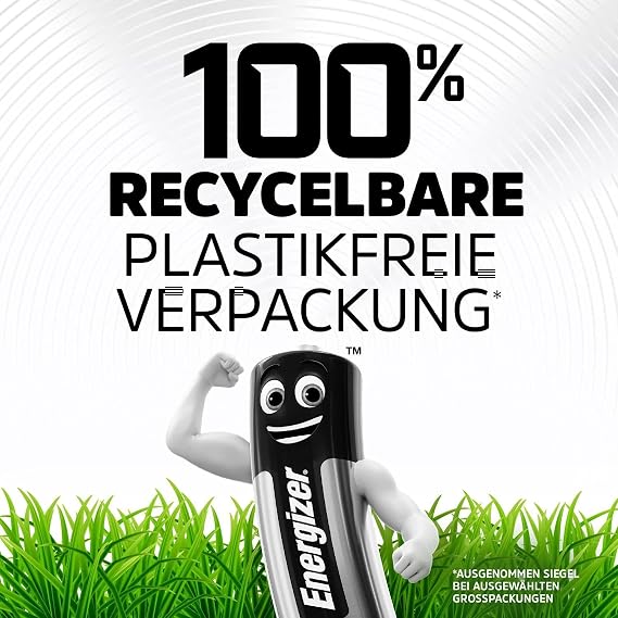 Energizer Advanced AAA batteries (24 pieces) 1.5 V alkaline batteries powerful and durable made in the EU 100% plastic-free packaging can be stored for 10 years [exclusive to Amazon]
