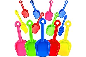 Gejoy 12 Pcs Sand Shovels for Kids: A Kaleidoscope of Fun at the Beach