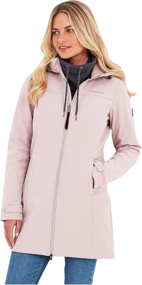 TOG 24 Keld Lightweight Long Womens Softshell Jacket, Windproof