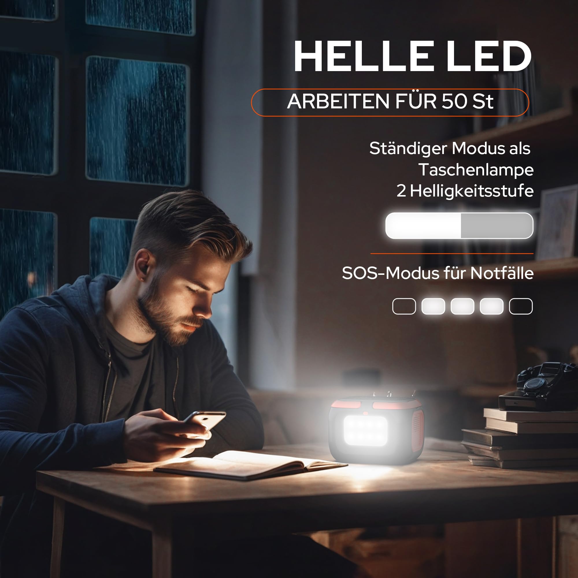 SinKeu Tragbares Powerstation 97Wh, 26400mAh Mini Generator mit 120W 230V AC Steckdose, 12V DC, USB Ports für Handy Laptop, Mobiler Stromversorgung Akku für Camping Reise Notfall(ohne Solarpanel)