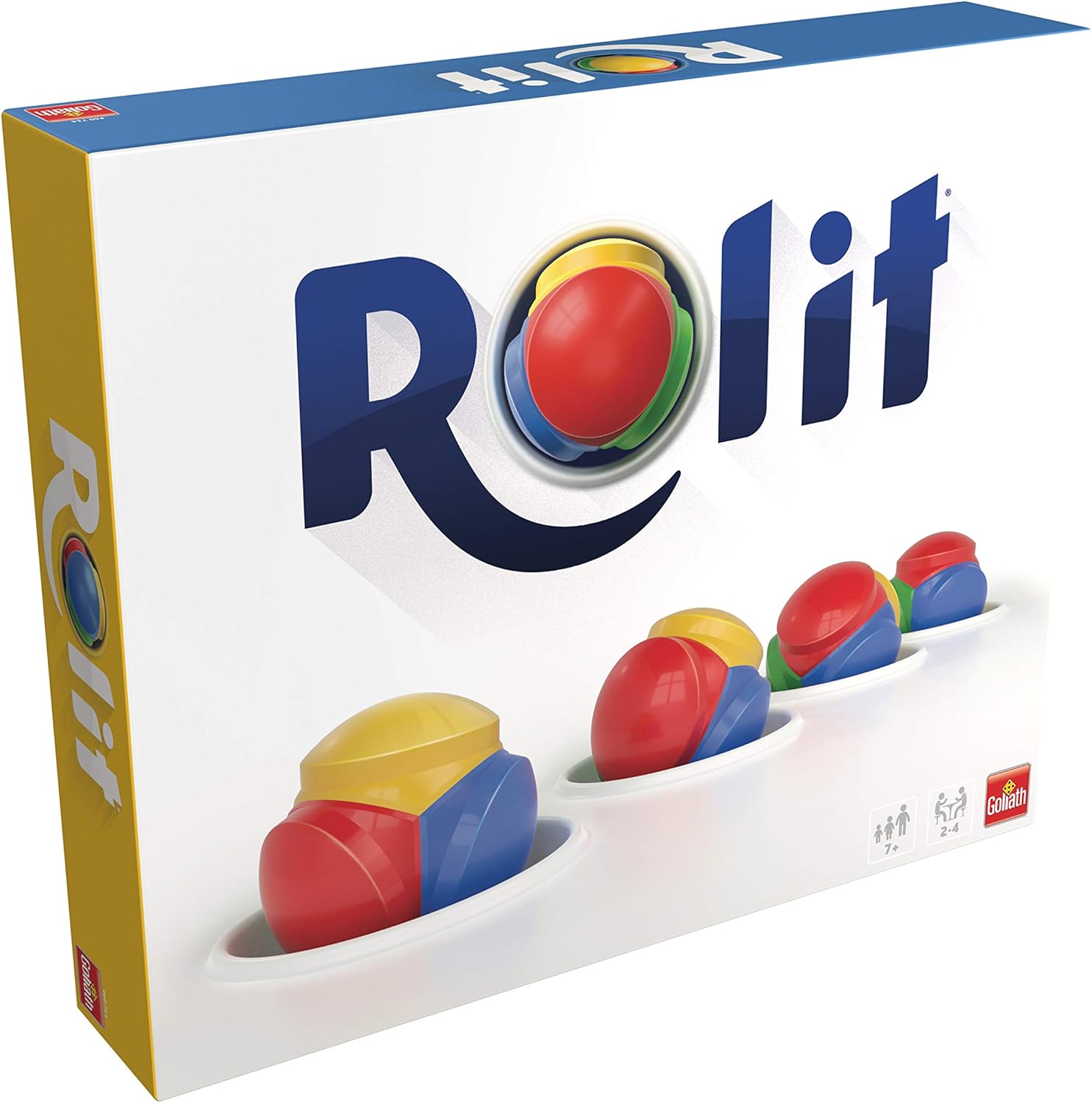 Goliath - Rolit - Family Game - Ages 7+ - Board Game - Strategy Game