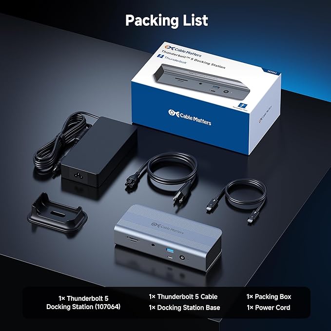 Cable Matters Dock Thunderbolt 5 11-en-1 con Thunderbolt Share miniatura 9