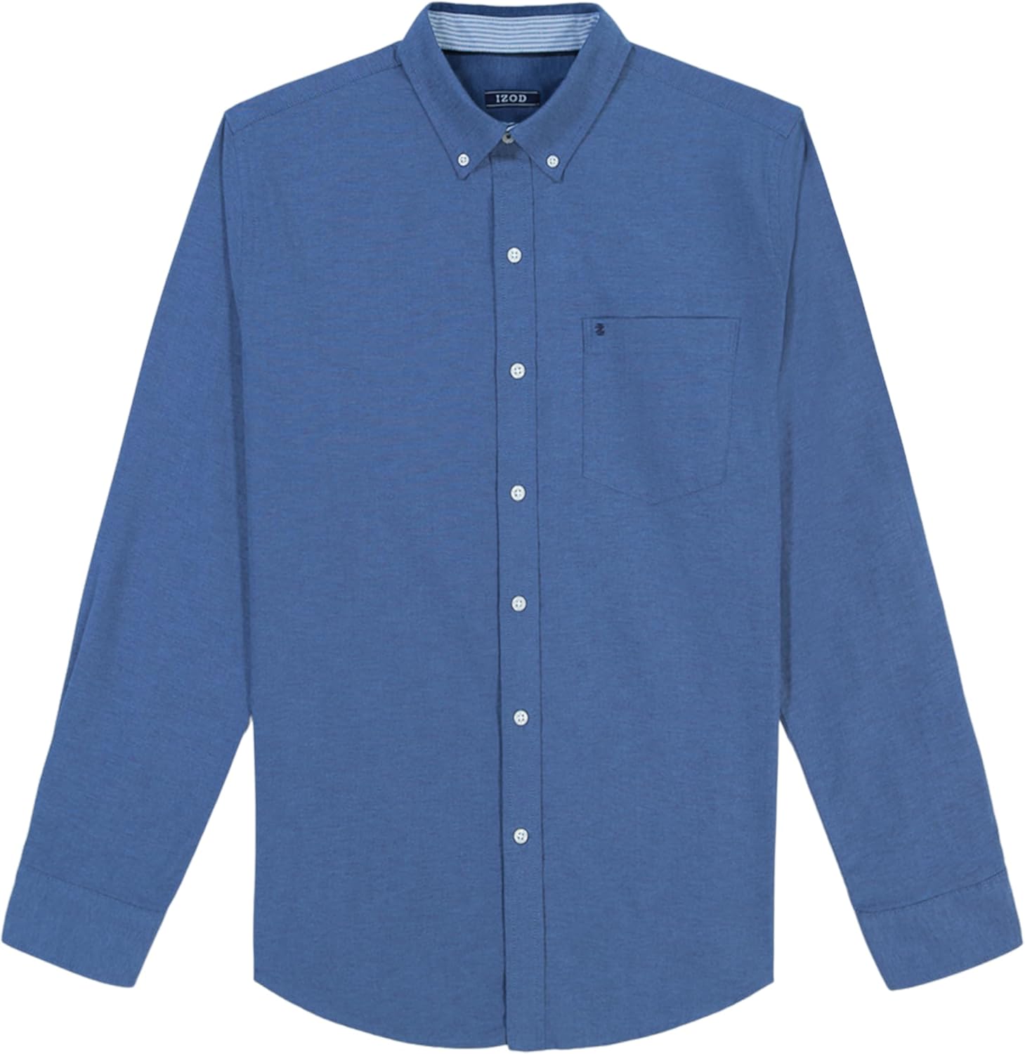 Izod Men's Pinpoint Oxford Button Down Shirt Long Sleeve Stretch