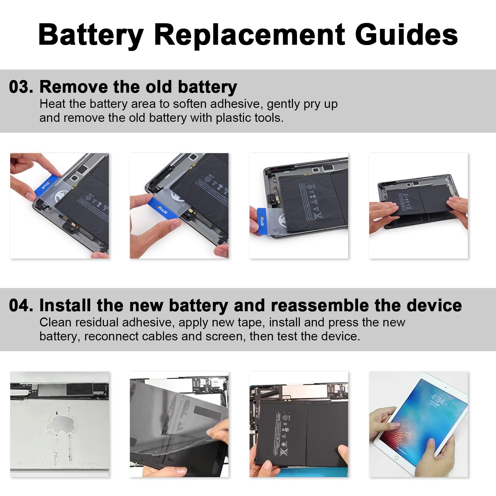 Amazon.com: A1484 A1474 Tablet Battery Replacement for iPad 5th