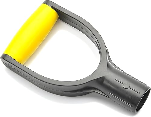 Bettomshin 2 mangos de agarre de pala tipo D, 1-14 pulgadas de diámetro interior (32 mm) de repuesto de PVC, mango de agarre Darwins, brazo de
