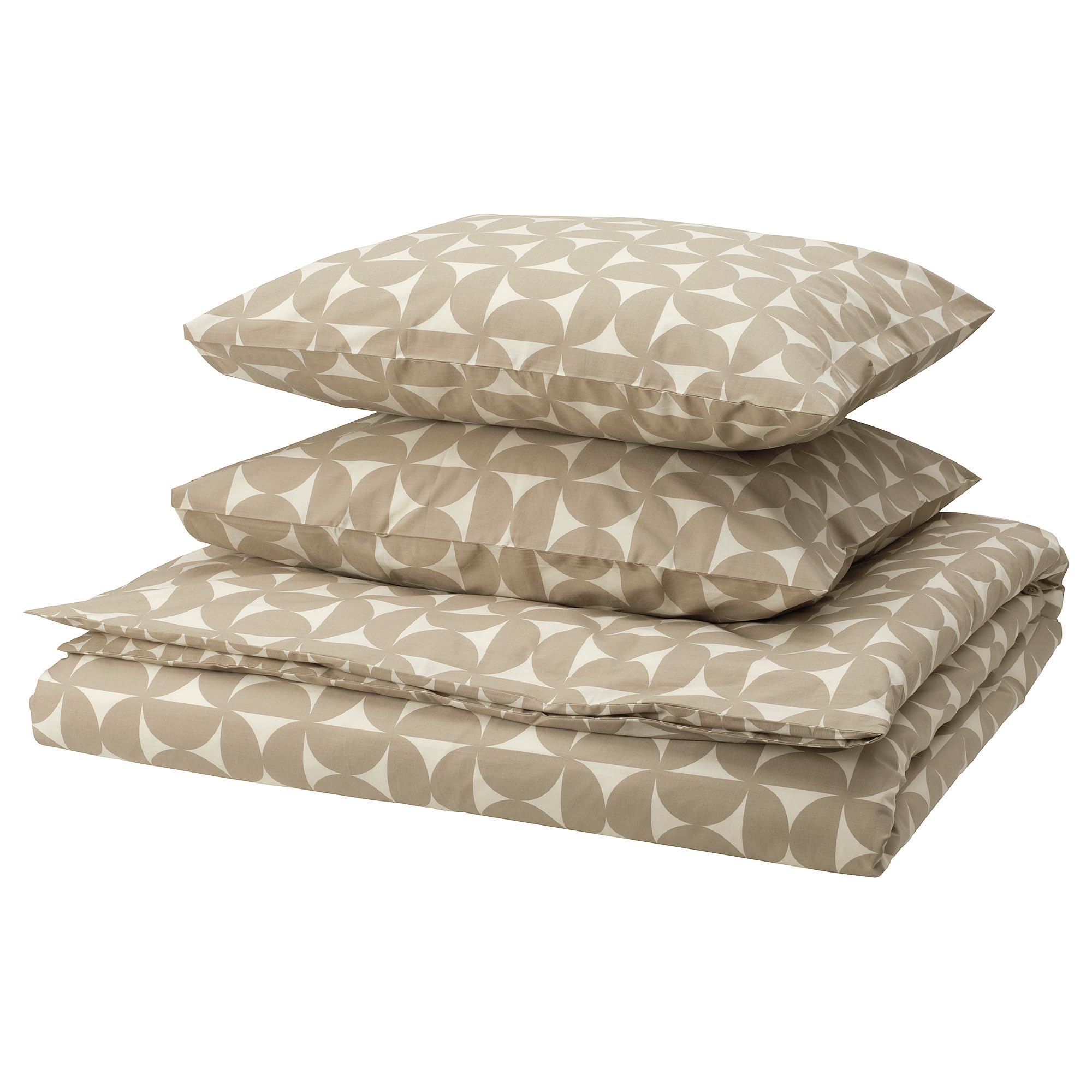 Housse de couette ÄNGSNEJLIKA 200x200 anti-plis pour un lit toujours impeccable