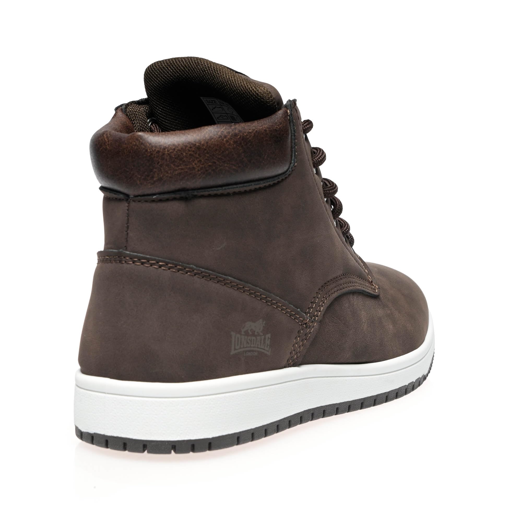 Generico Stivaletti Uomo Sneakers Invernali Mid Casual Lonsdale – Scarpe Alte da Uomo in Ecopelle, Comode e Resistenti per Tutti i Giorni