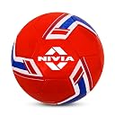 Nivia Spinner Machine Stitched Football (England), 32 Panel Football, PVC Stitched Football, Football for Traning, Recreational, Beginners, Soccer Ball, Football Size - 5 (Multicolour) gallery image