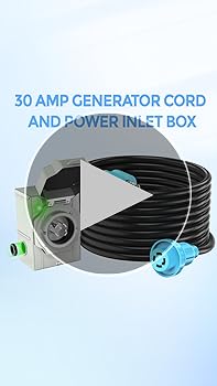 Amazon.com: CircleCord 4 Prong 100 Feet 30 Amp Generator