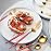 AARAINBOW 8 Pieces Stainless Steel Flatware Set Portable Reusable Cutlery Set Travel Utensils Set Including Chopsticks Knife Fork Spoon Straws Cleaning Brush Dishwasher Safe (Red Golden)