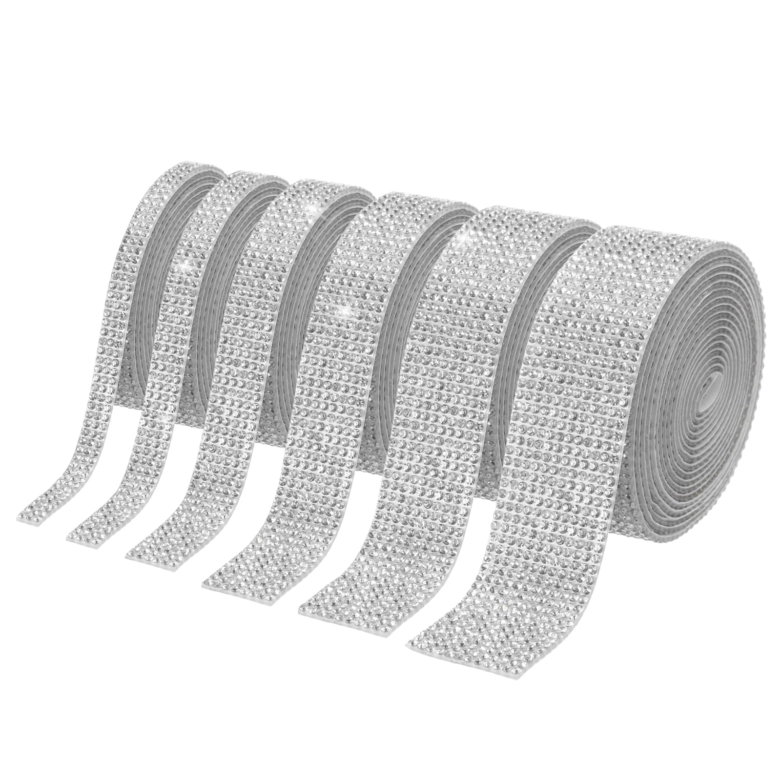Ruban strass thermocollant alternatif et autocollant argent pour customisation scrapbooking