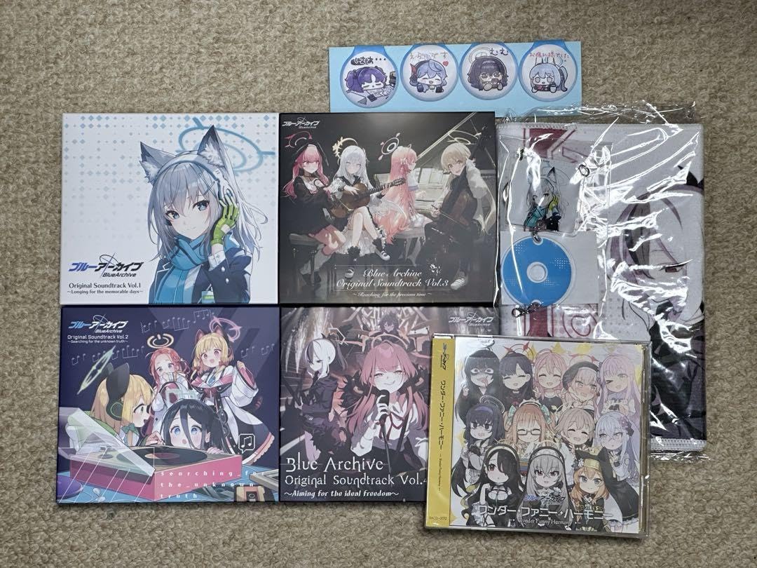 Amazon.co.jp: ブルアカ サウンドトラック Vol1234 CD 特典付 