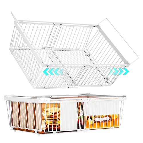 ANJUBAN Large Freezer Organizer Bins 2 Pack