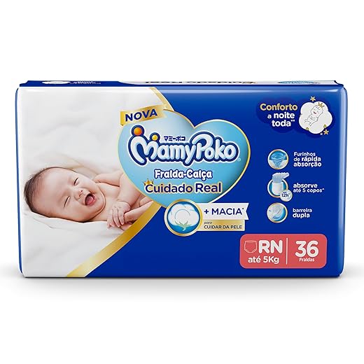 MamyPoko Fralda-Calça Recém-Nascido