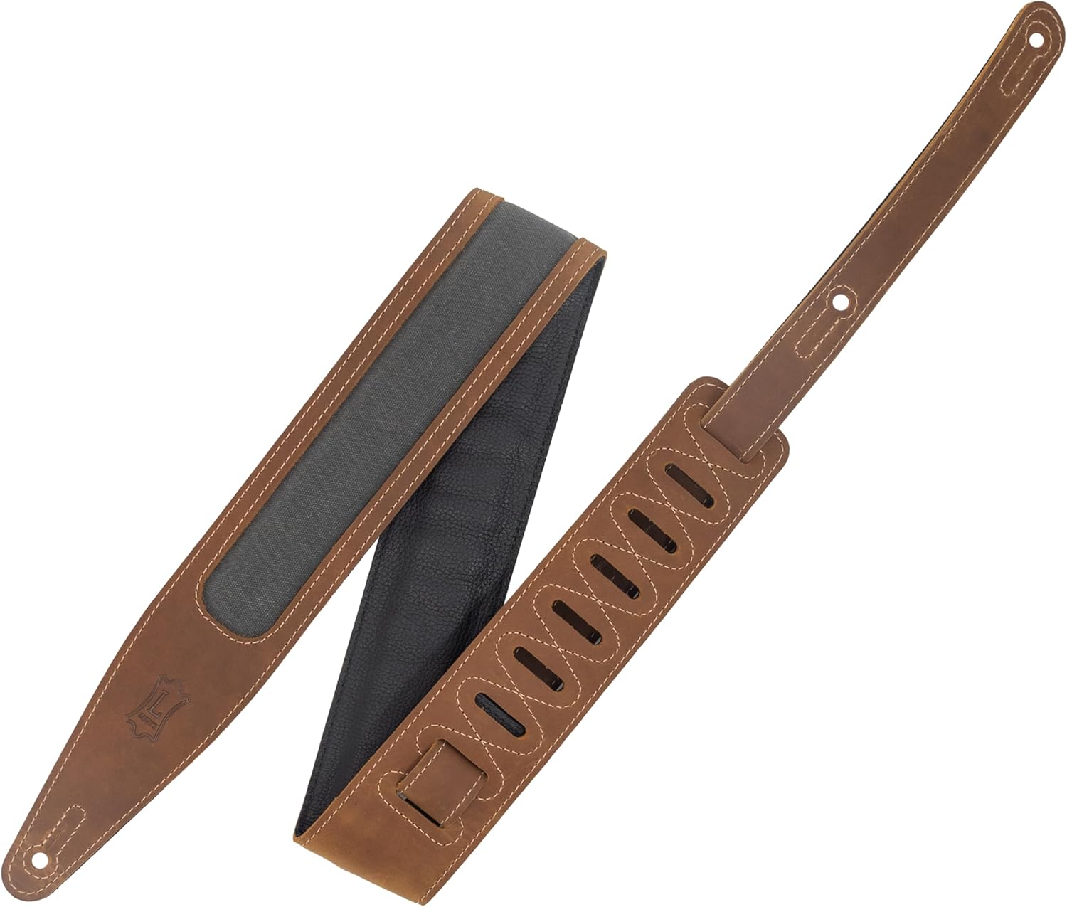 Levy's Leathers Guitar Strap (M317TRI-BRN-BRG)