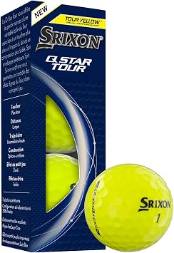 Srixon Q Star Tour 5 Golf Balls, Yellow