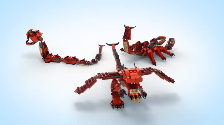 LEGO Creator 31032 - Kreaturen, rot – Bild 8