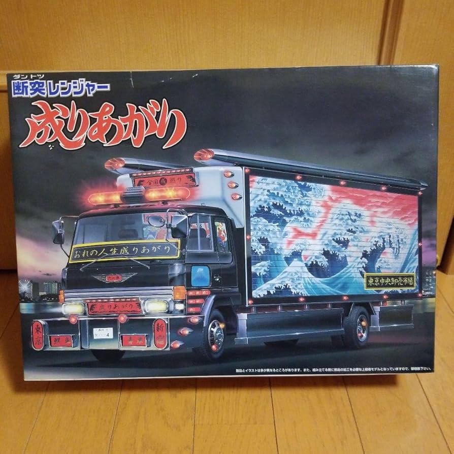 Amazon.co.jp: アオシマ132 爆走4tデコトラ烈伝2 成りあがり