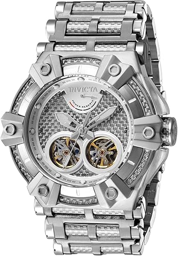 Invicta 37287 - Reloj de pulsera de acero al carbono para hombre