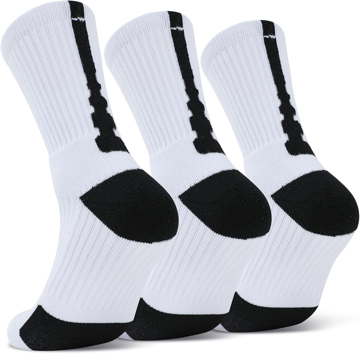 Calcetines de baloncesto para hombres y niños, calcetines deportivos acolchados para jóvenes y adultos