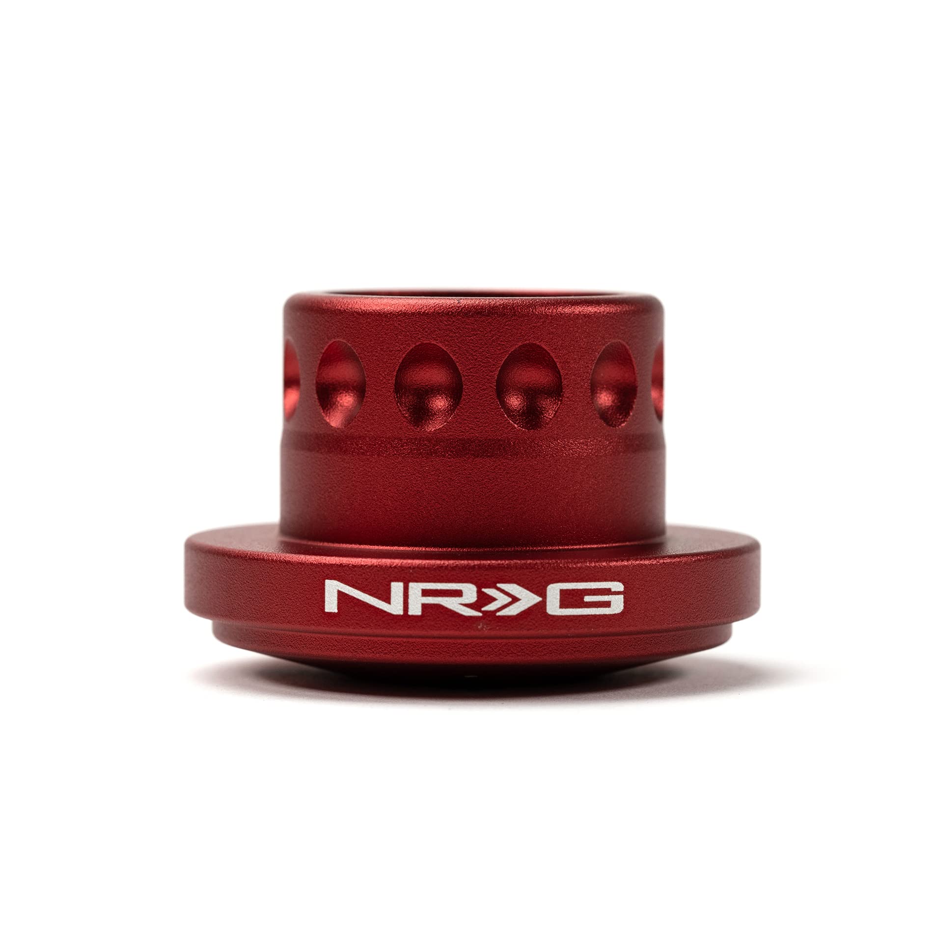 NRG InnovationsNRG-SRK-RL160H-RD Race Steering Wheel Quick Release Short Hub Adapter, Up to 1" shorter overall, Red Body