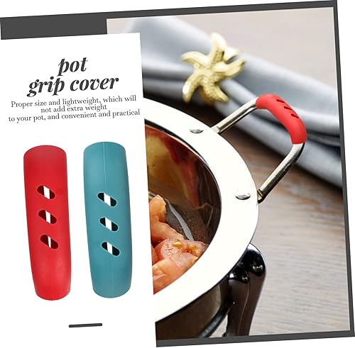 Miniatura 6 de STOBAZA Cubierta antideslizante para ollas, tapa de tapón de silicagel, cubierta de mango de cacerola para hervidor de agua