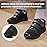 FitVille Diabetic Shoes for Men Extra Wide Width, Mens Diabetic Shoes for Neuropathy, Swollen Feet, Pain Relief with Adjustable Straps(Black, 8EEW)