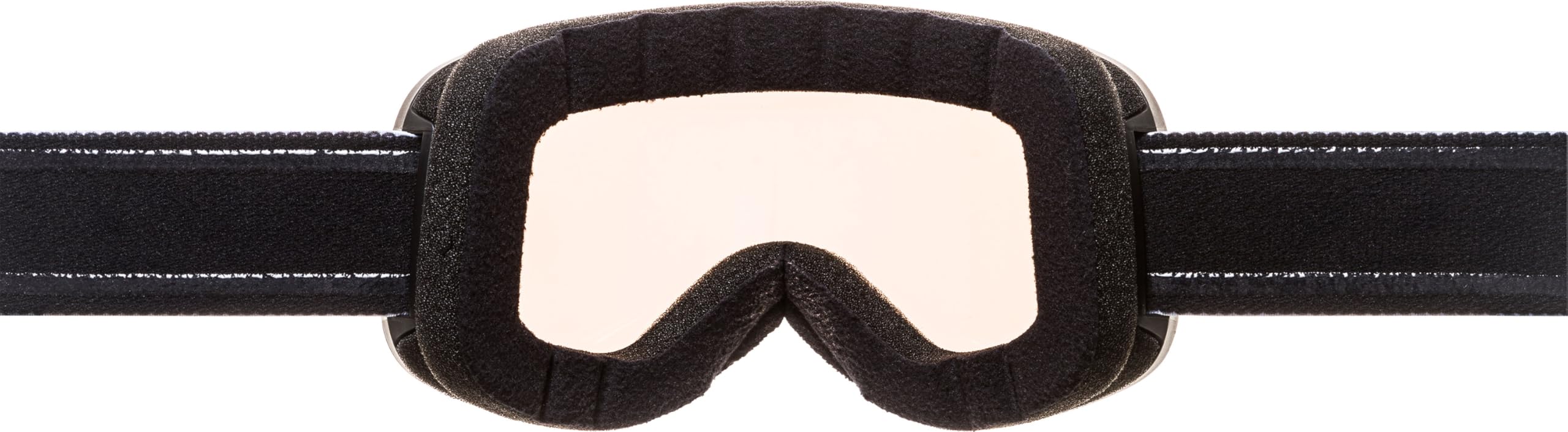 ALPINA Slope Q-Lite - Maschera da sci alla moda per uomo e donna, Anti-Fog, circolazione dell’aria efficace, lente specchiata, black-glacier matt