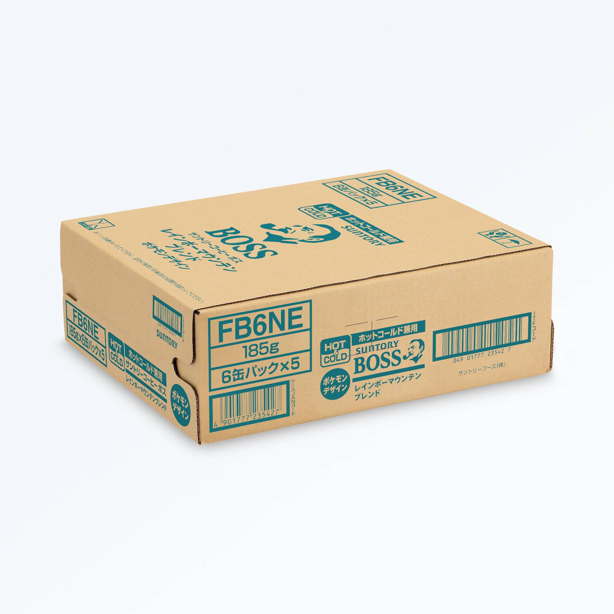 Amazon.co.jp: サントリー ボスレインボーマウンテン (185g×6缶)×5個