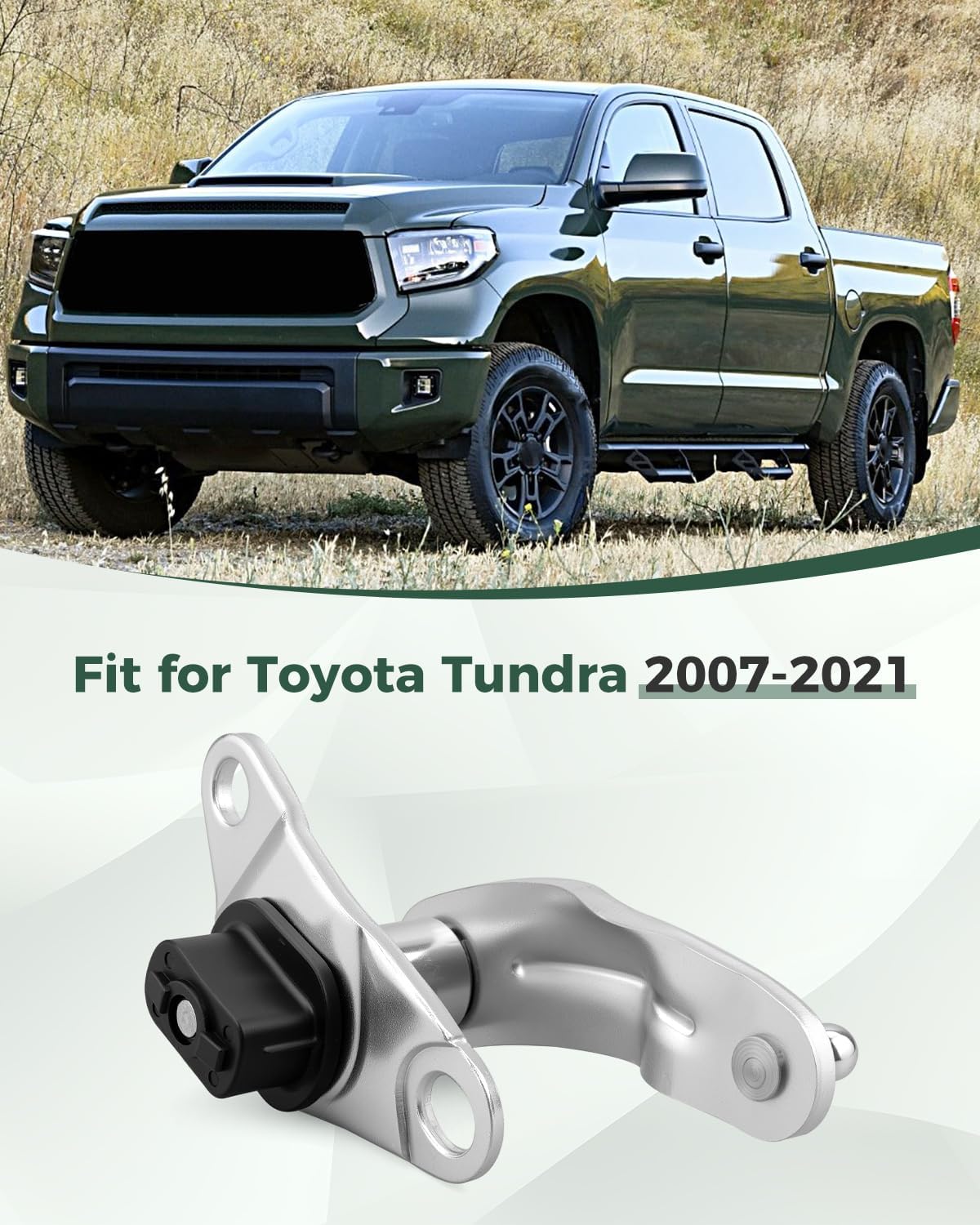Tailgate Hinge 66102-0C021 Fit for Toyota Tundra 2007 2008 2009 2010 2011 2012 2013 2014 2015 2016 2017 2018 2019 2020 2021, Driver Rear Left Tailgate Support Cylinder Hinge
