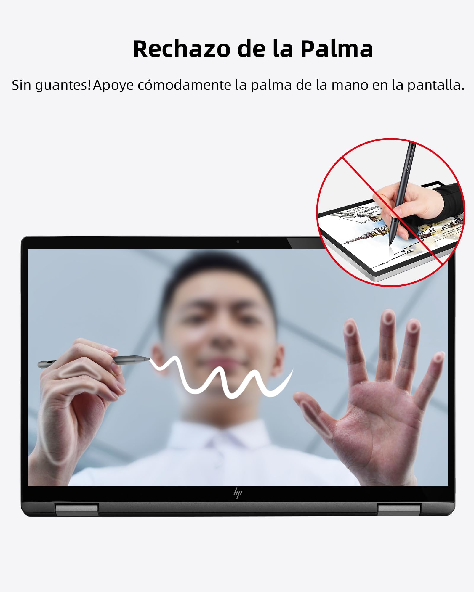 Lápiz para Surface con 4096 Nivel de Presión,Metapen M2 Stylus Pen con Borrador de Extremo Final,Carga Rapida USB-C,Sensible a la Inclinación,Rechazo de Palma,para Surface Pro 10/X/9/8/7/6/5/4/3