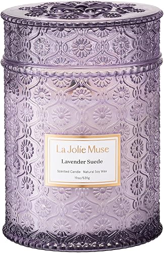 Miniatura 24 de La Jolie Muse - Vela Rose Noir & Oud - Limón, rosa y oud - Vela grande de 19 oz con mecha de madera, cera de soja natural y 90 h de combustión Rosa