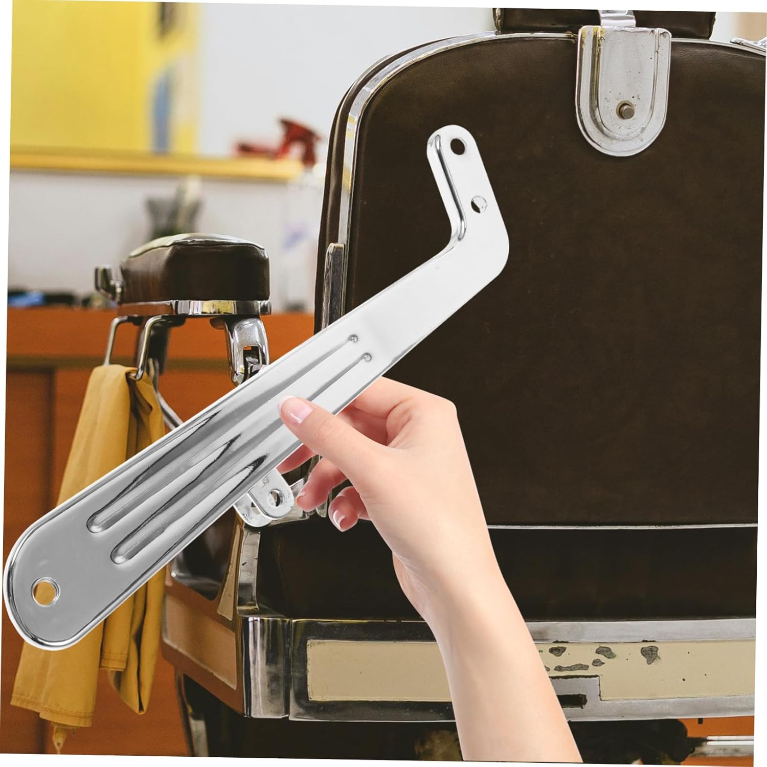 FRCOLOR 2pcs Armrest Replacement for Hairdressing Chairs Ergonomic Daily Use Armrests for Salon and Barbershop Comfortable Design for Client Support and Stability