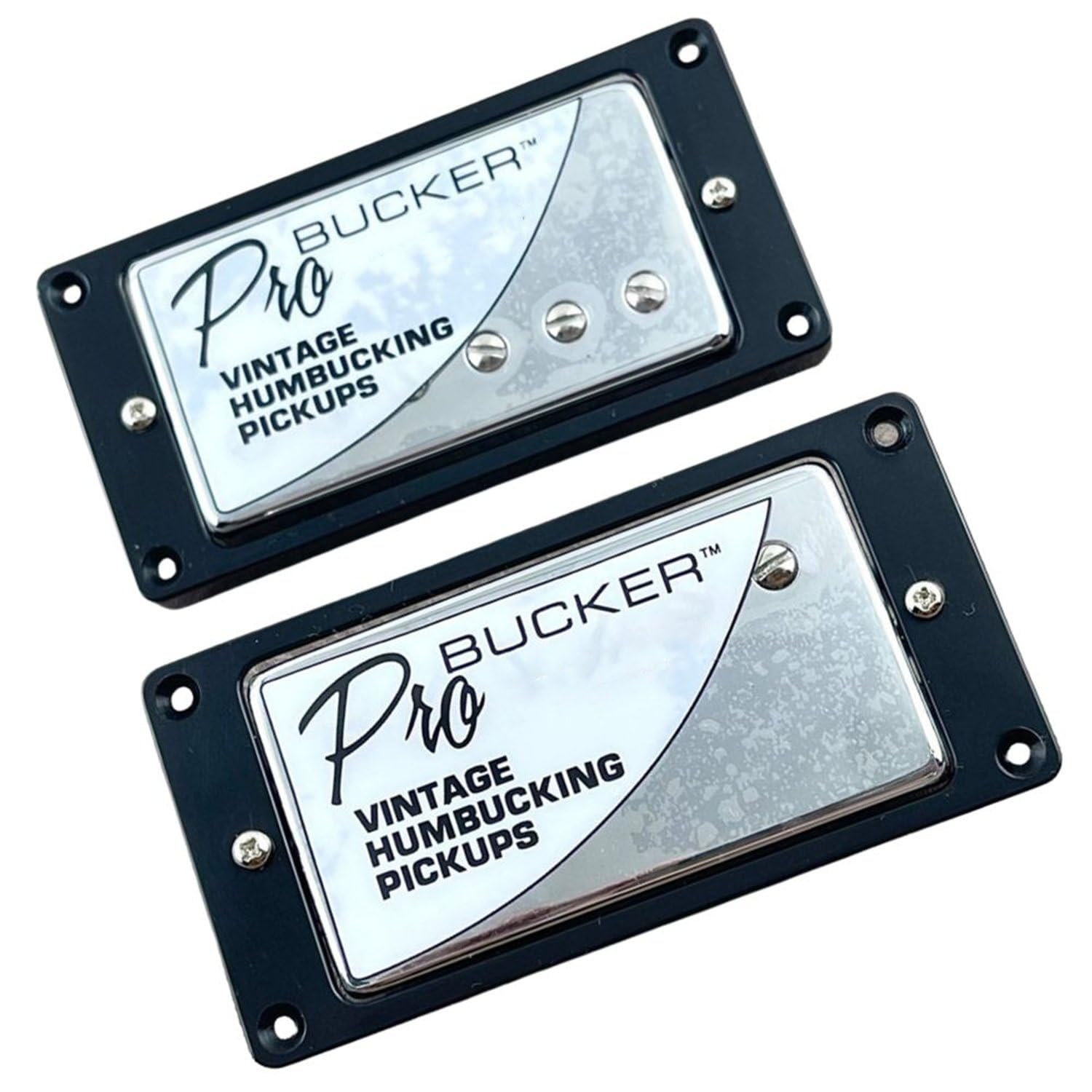 ProBucker Alnico II Lot de micros vintage Humbucker tressés chromés pour guitare électrique