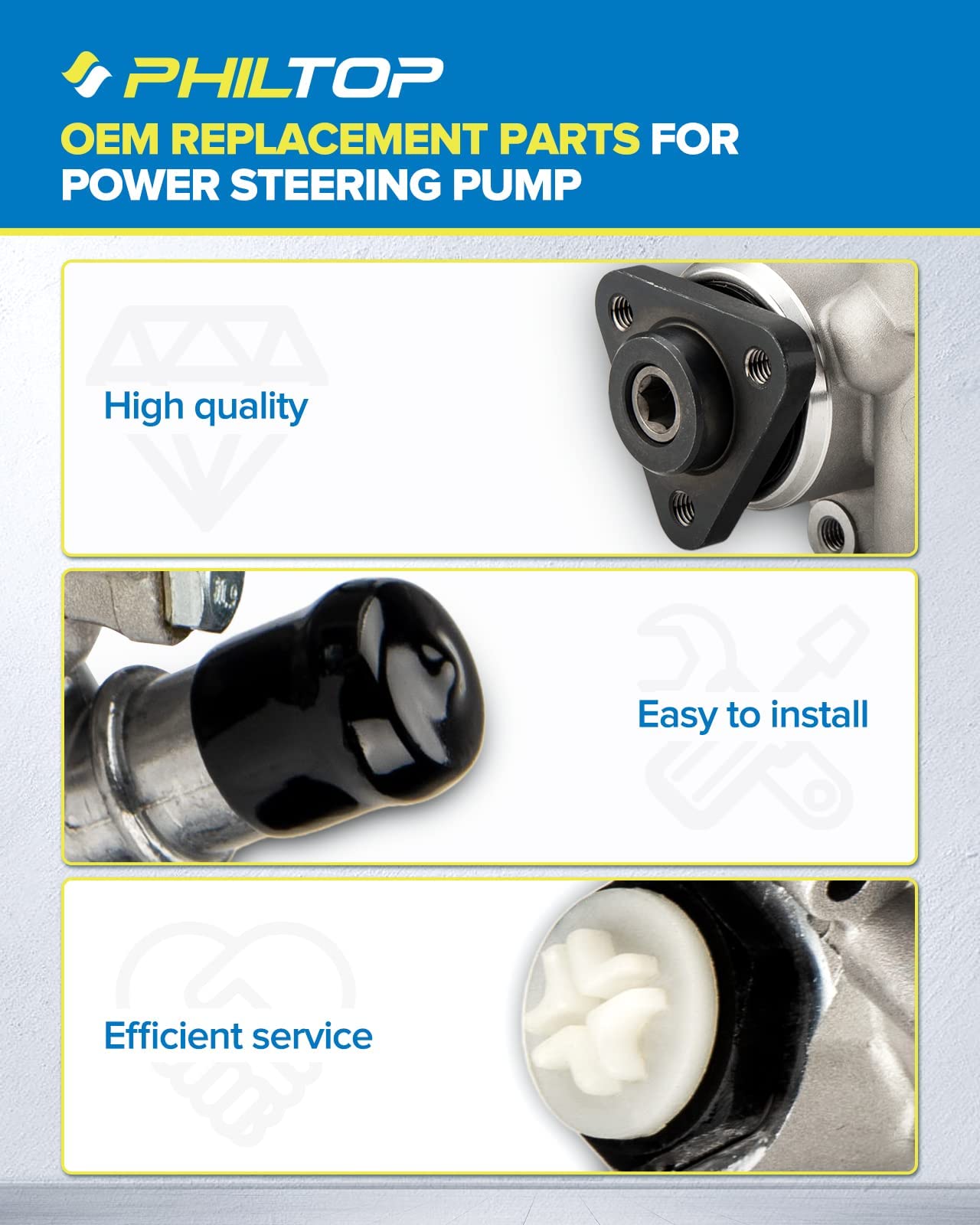 Aazon.co: PHILTOP Power Steering Pup For 1998 1999 2000 LS400 Base