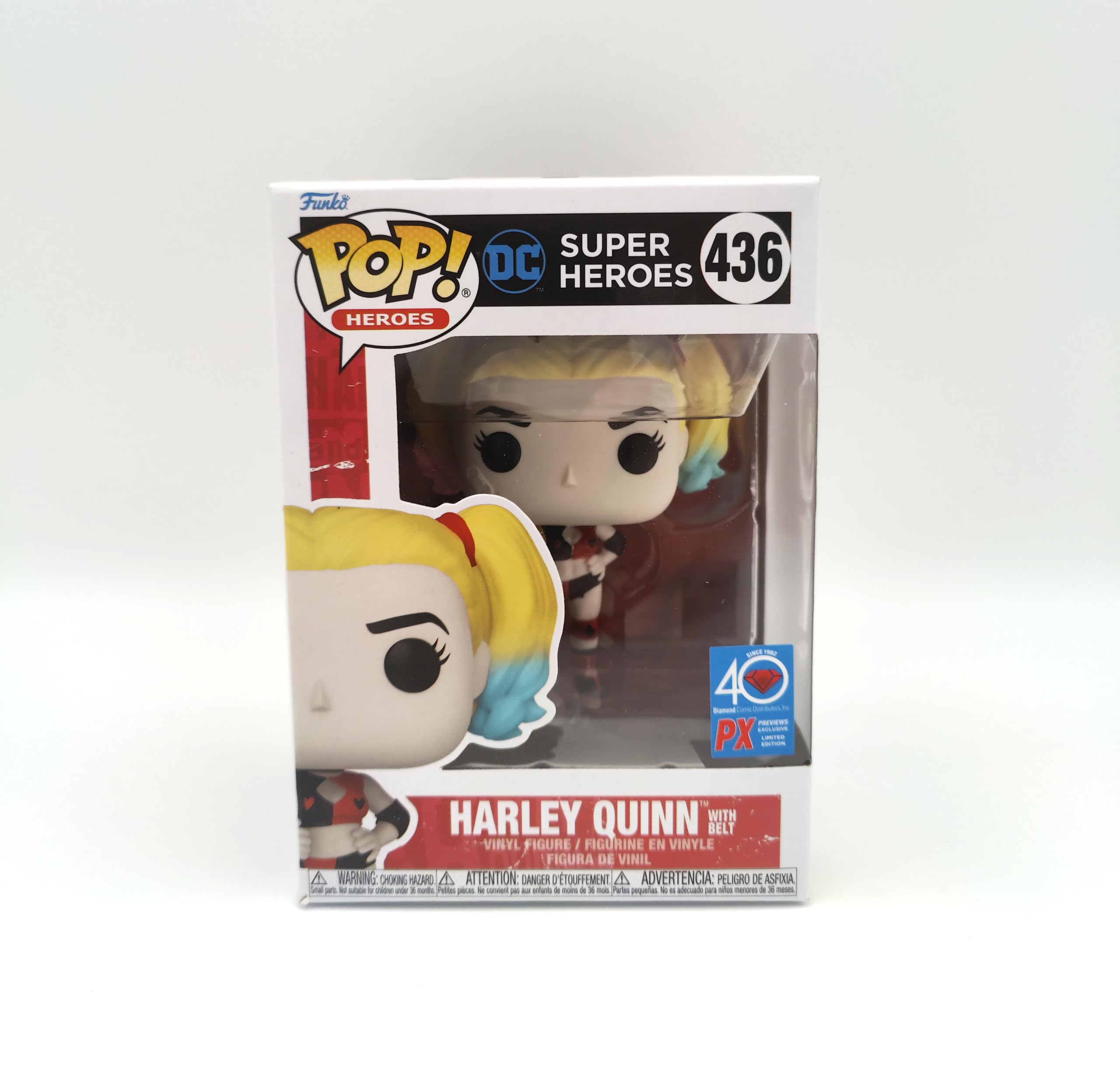Dc Comics Harley Quinn With Belt Us Exclusive Pop! Vinyl