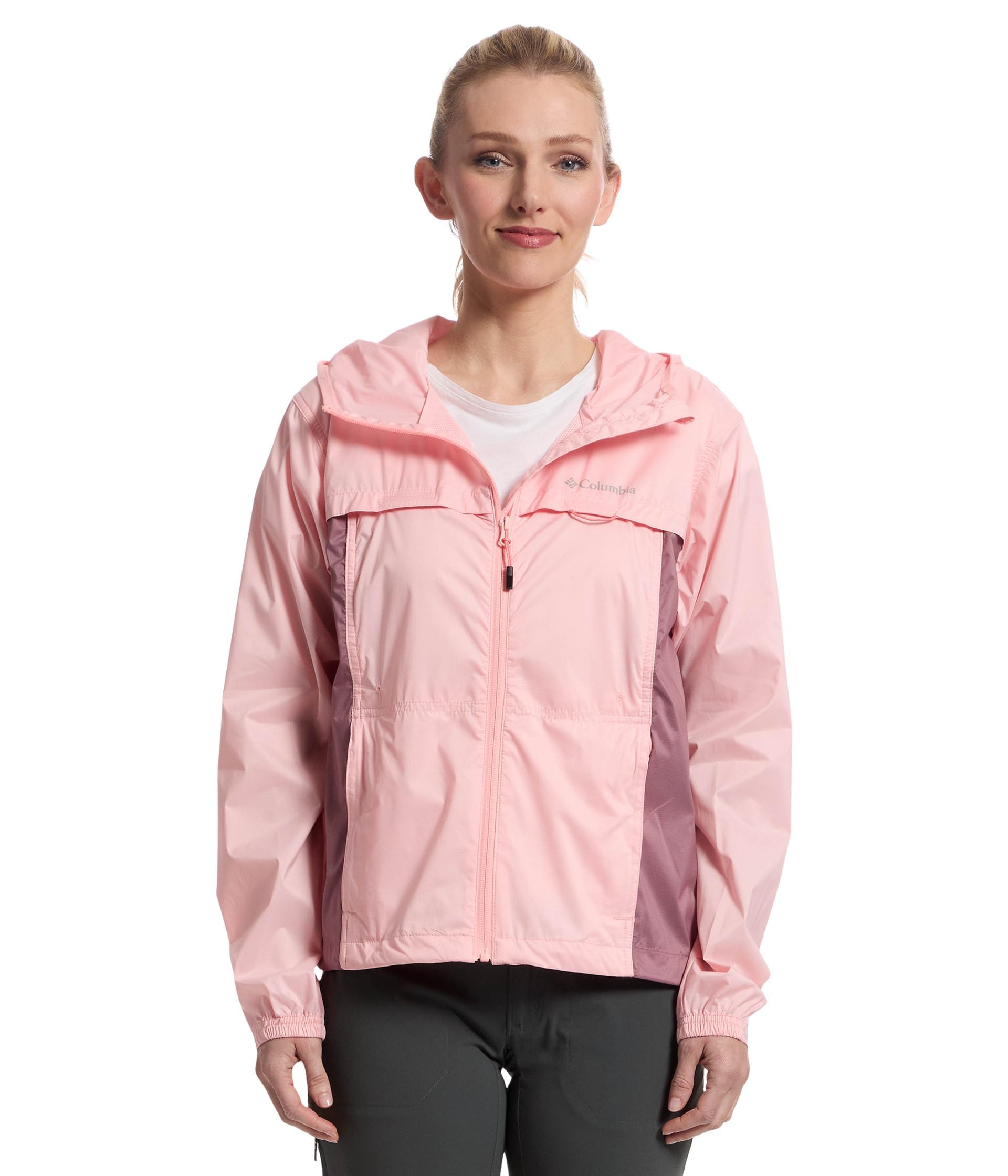 Columbia Crested Canyon Windbreaker 669 - Pink Sand Fig Medium, 669 - PINK SAND FIG, M-L