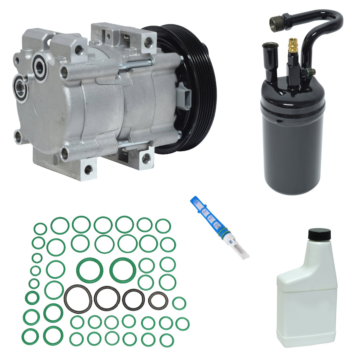 Amazon.com: UAC KT 1385 A/C Compressor and Component Kit, 1 Pack ...