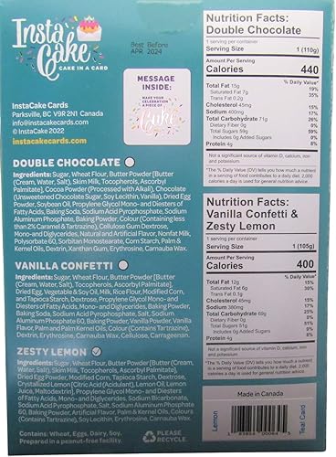 Miniatura 4 de Tarjeta de cumpleaños con texto en inglés Happy Birthday Let's Celebrate with Cake Teal incluye taza de una sola porción para pastel (limón zesty)