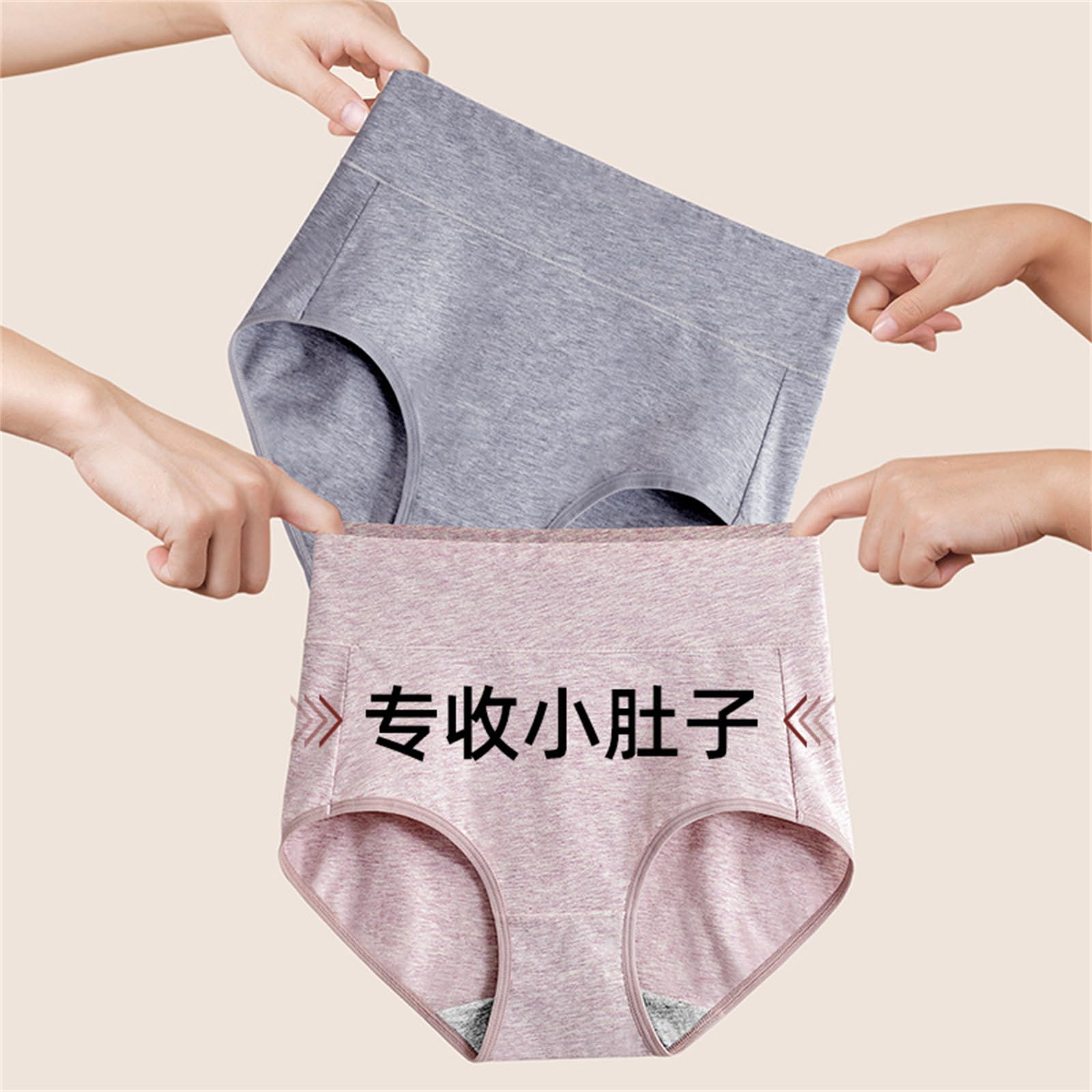 Bragas Mujer Algodon Algodón Largo De Algodón De Algodón Largo para Mujeres Calzadas De Talla Superior De Mujer 3 Paquetes 3 Paquetes