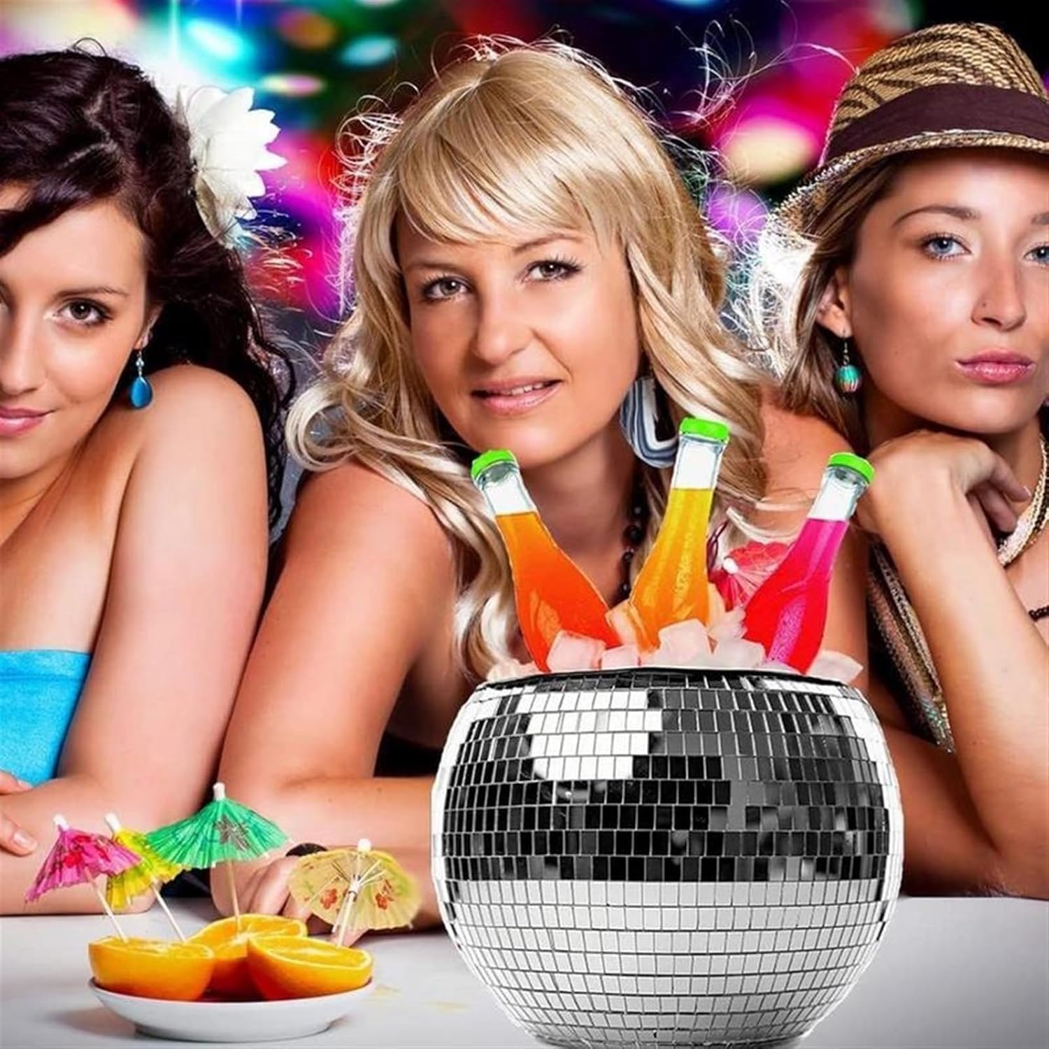 Wine Cooler Large Capacity Refractive Champagne Bucket Spherical Wine Beer Cocktail Ice For Party Bottle Restaurant Bar Supplies Drinks Bucket