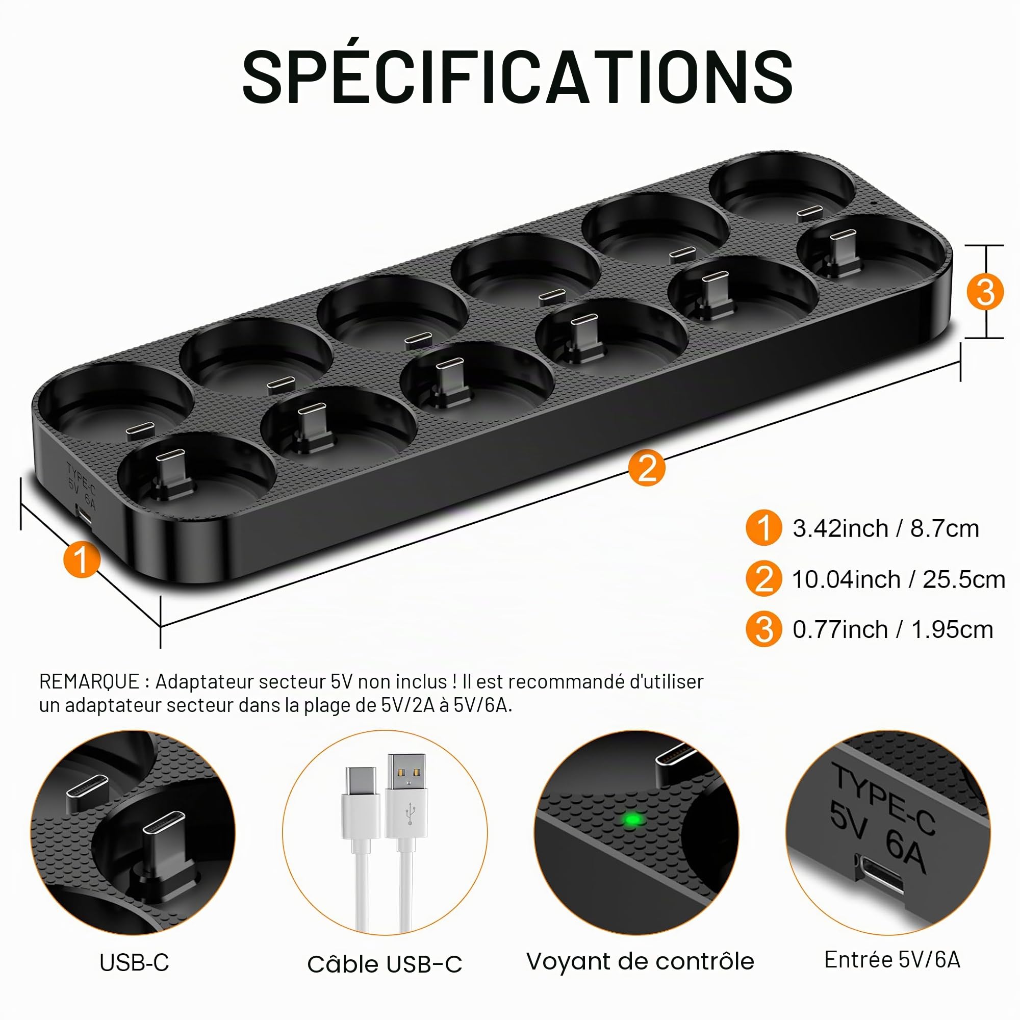 daphomeu 12 Bougie LED Rechargeable Avec Station de Charge, Bougie Chauffe Plat Sans Flamme Avec Minuterie et Télécommande, Fausses Bougies Pour Noël, Halloween, Mariage, Décoration d'Intérieur