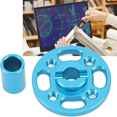 Miniatura 3 de Juego de adaptadores de engranajes RC, juego de adaptador de engranajes RC de alta velocidad de aleación de aluminio de repuesto para Tamiya TT02