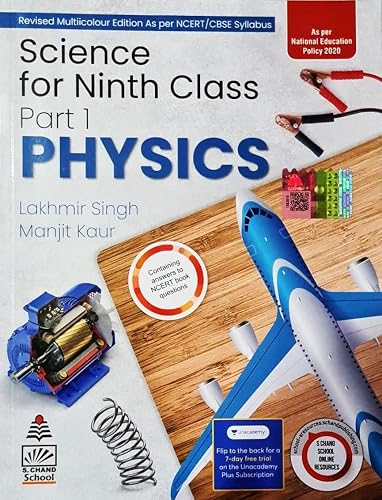 Lakhmir Singh-9Th Class Physics-Part 1-Cbse/Ncert As Per Nep-2023/24/Ed.