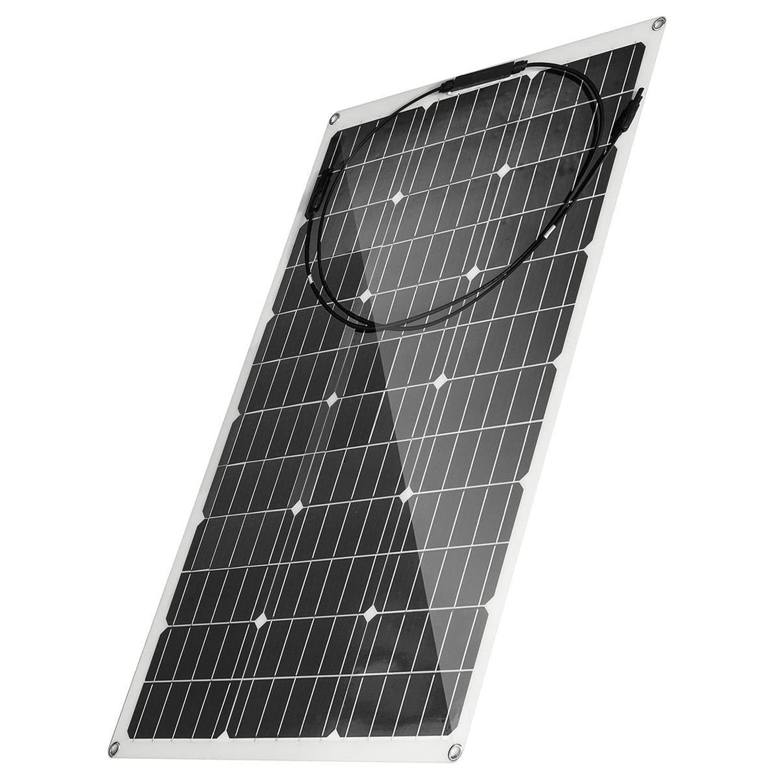 Kit di pannello solare flessibile 80W Monocristalline Silicon Solar Pannello con controller di carica 40A per per la casa dell'alimentatore per esterni